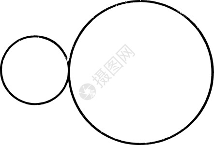 2 外相切形圈陈年图示背景图片