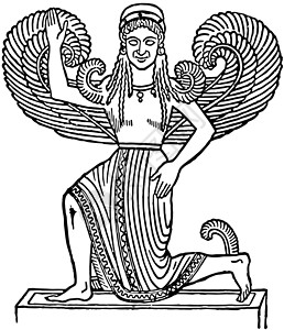 石鳖科Delos 古代插图的耐克插画