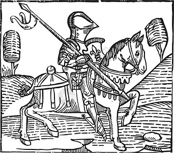 布里克斯顿骑士是威廉·卡克斯顿游戏的雕刻品插画