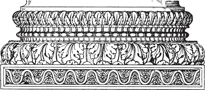 罗马本垒 和谐 古代雕刻插画