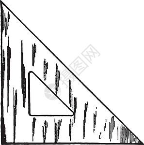 45度三角 直立或标尺 古代雕刻背景图片