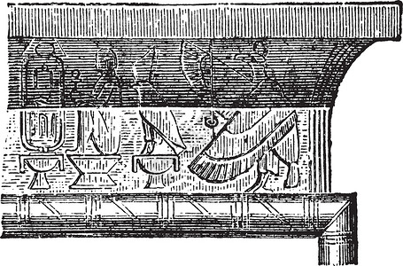 丰菲拉在菲拉大寺庙的门道上 传说中的角落插画