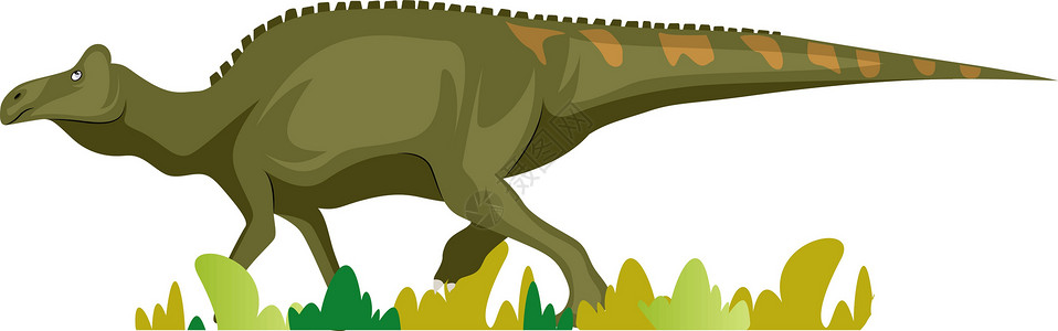 蜥属白色背景上的食草插图光环动物恐龙格式团体牛角灭绝怪物插画