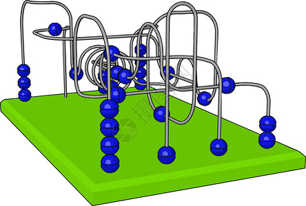 教育玩具矢量或颜色插图背景图片
