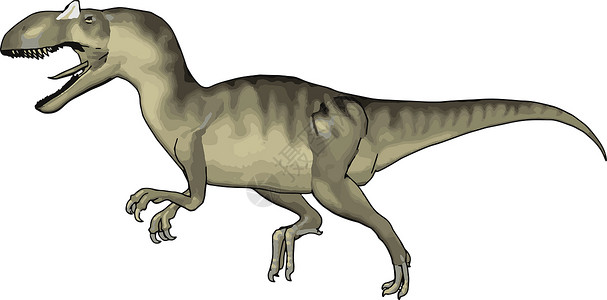 恐龙巨型爬行动物矢量或彩色图案背景图片