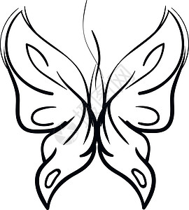 黑色翅膀素材蝴蝶小品设计图片