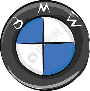 知名BMW标志 矢量或颜色图示的图像设计图片