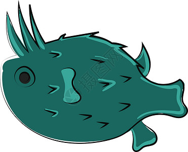 绿鱼 矢量或颜色说明淡水海洋动物群鱼缸食物水族馆白鱼营养钓鱼绘画背景图片
