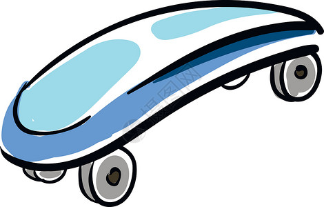 滑板手绘背景图片