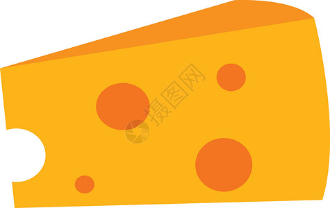 奶酪美味 矢量或颜色插图背景图片