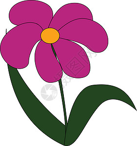 花朵 矢量或颜色插图背景图片