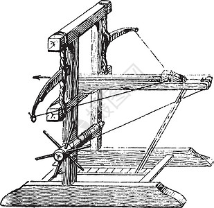 弹弓 古代雕刻背景图片