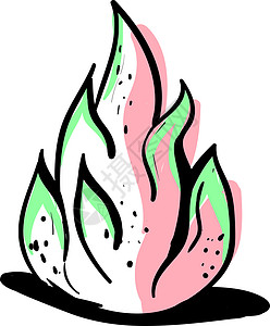火素材手绘白色背景上的消防绘图插图矢量艺术手绘快乐燃烧火焰绘画草图黑色艺术品红色设计图片
