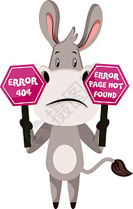 白色背景上有 404的驴背景图片