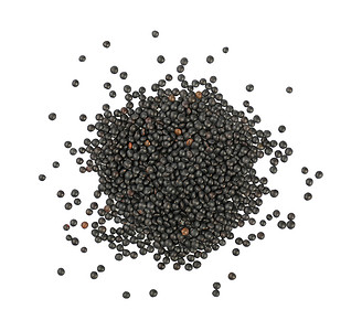 黑色贝卢加大扁豆的堆积高清图片