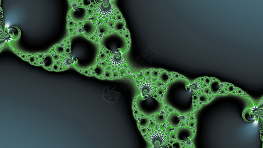 金属绿颜色的分形几何学绿色艺术螺旋递归背景图片