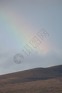 彩虹丘陵山脉坐骑场景岛屿爬坡沙漠风景荒漠背景图片