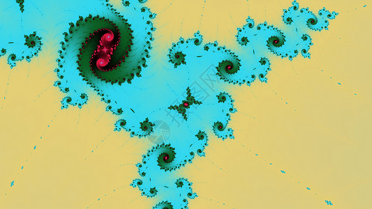 Mandelbrot 分形螺旋 colorfu螺旋形墙纸背景图片