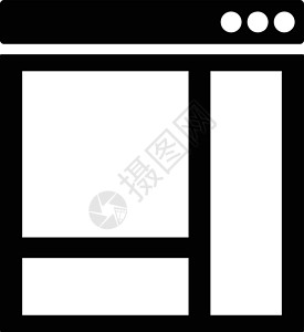 bw 颜色的平面样式 web 浏览器图标背景图片