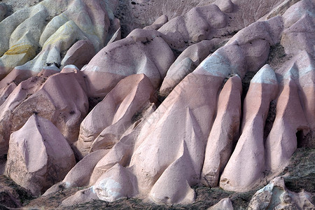 土耳其卡帕帕多西亚地质学侵蚀火鸡编队旅游石头火山地区旅行洞穴背景图片