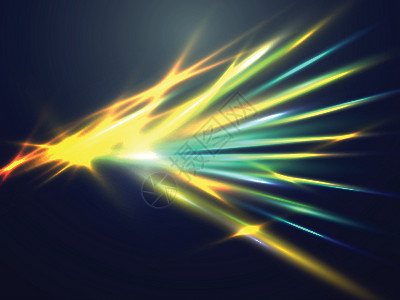 光线速度未来科学和技术概念闪亮的光线 il活力运动耀斑推介会速度辐射打印灯光坡度网络插画