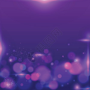 紫色虚化背景闪亮的散景或模糊的抽象紫色背景插画
