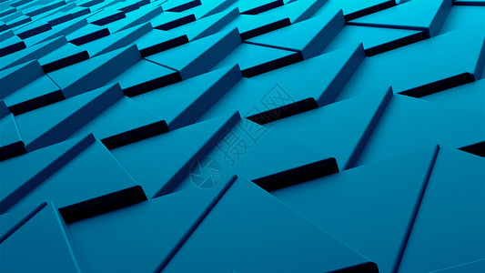 挥动光滑的多边形表面计算机生成现代抽象背景3d rende三角形白色液体黑色几何学插图艺术马赛克电脑海浪背景图片