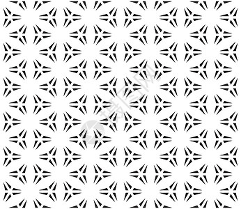 无缝的抽象几何图案几何学墙纸装饰品织物对称马赛克插图平铺黑色三角形插画