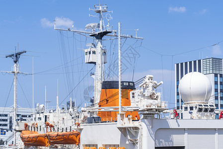 7 08 2018 日本名古屋港 港口船舶 进出口和商业物流中的集装箱船 港口 航运 货物 水运 国际 壳牌海洋 运输 物流 贸背景图片