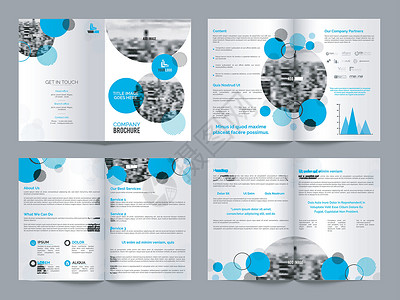 完整的专业商务手册集目录杂志商业传单推介会设计晋升营销封面出版背景图片