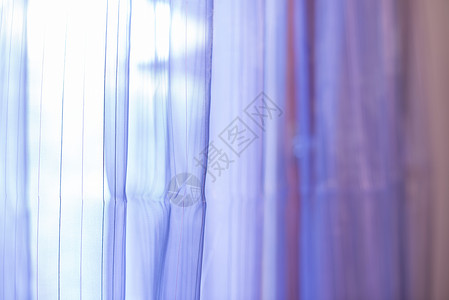 紫色透明窗帘背景墙纸面纱丝绸纺织品蓝色阳光蕾丝装饰婚礼太阳背景图片