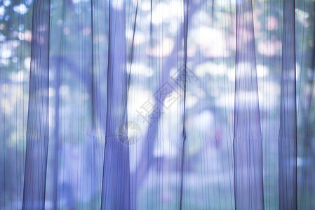 紫色透明窗帘背景窗户织物材料白色墙纸海浪装饰纺织品风格婚礼背景图片