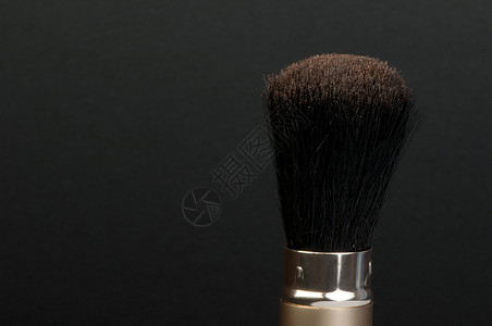 AI定义画笔化妆用的Brushes黑色魅力定义者美容护理女性灌木丛配件画笔眼影背景