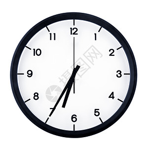 模拟时钟滴答白色数字商业圆圈办公室棕色时间手表圆形高清图片