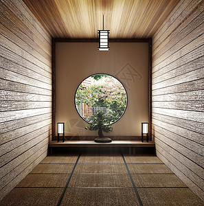 室内最起码设计 Tatami垫底和日式空房地面建筑学商事房子房间文化地毯渲染榻榻米背景图片