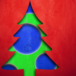不同的圣诞快乐背景明信片拼贴画问候装饰品概念喜庆横幅背景图片