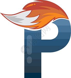猎狐狐尾火标志标识字母表首字母设计矢量 ar公司商业烧伤火焰动物艺术创造力身份狐狸尾巴设计图片