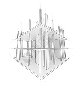 正在建设中的房子的绘图构造草图工程师蓝图工地建筑师打印建筑计算机工程背景图片