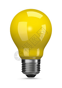 黄色灯泡电灯照明白色设备插图背景图片