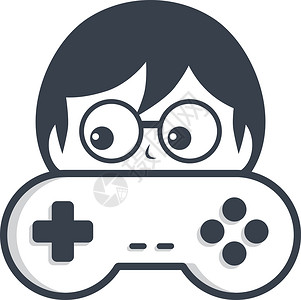 游戏书呆子极客游戏玩家操纵杆控制台控制器日志工具女士眼镜闲暇女孩控制器孩子们视频游戏机女性背景图片