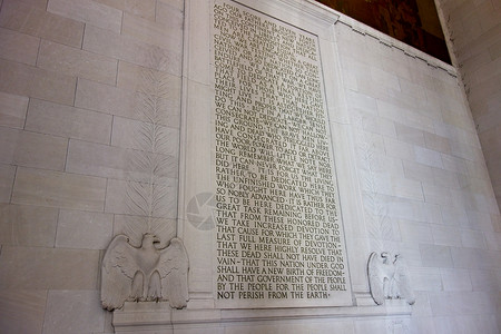 林肯纪念馆纪念堂高清图片