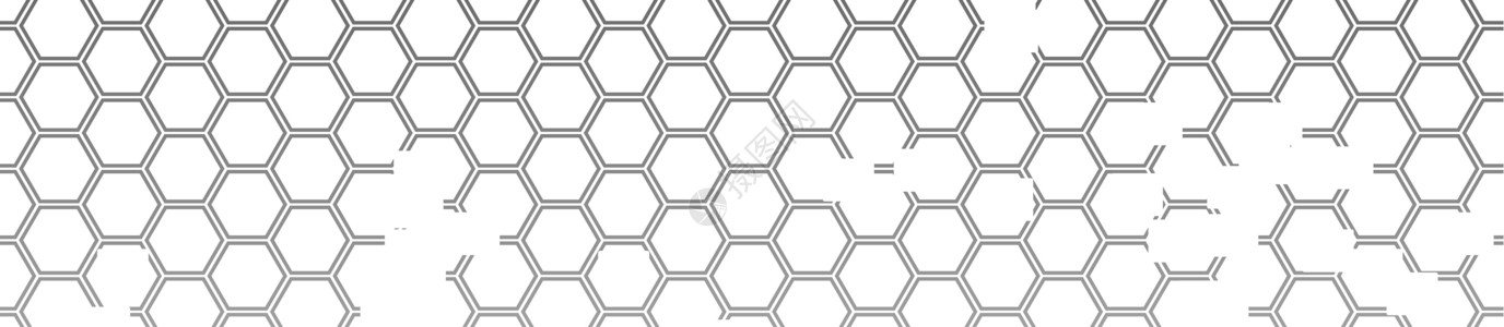 蜂窝网旗艺术白色六边形互联网褪色黑色插图规律性绘画蜂巢背景图片