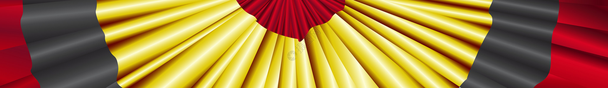 红金黑丝带班纳丝带半圆艺术品金子徽章绘画横幅网络互联网丝绸背景图片
