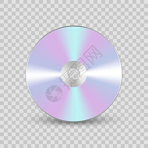 歌曲透明素材CD 或 DVD 光盘 逼真的矢量光盘卡通片配乐电脑视频艺术音乐技术磁盘标签反射设计图片