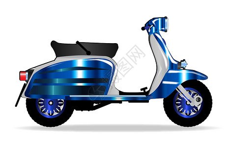 60s 摩托摩托车卡通片自行车运输绘画艺术品模组艺术背景图片