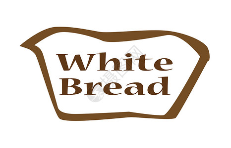 苏打面包白面包条大纲图标粮仓杂粮粮食白色播种酵母拼写插图小屋小麦插画