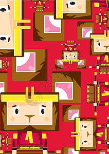 可爱的孙悟空美猴王Patter围巾神话传奇动物职员卡通片国王背景图片
