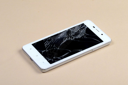 屏幕破损的智能手机工具电话粉碎划痕拨号技术通讯器维修裂缝细胞背景图片