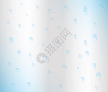 玻璃水点玻璃蓝色艺术品插图绘画海洋身体气泡艺术背景图片