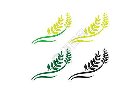 面包标志农业小麦标志模板矢量图标设计营养面包收成农场场地标签种子植物粮食玉米设计图片